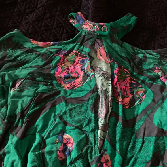 Free People Drift Away Cold Shoulder Tunic Size S/P - Picture 4 of 9